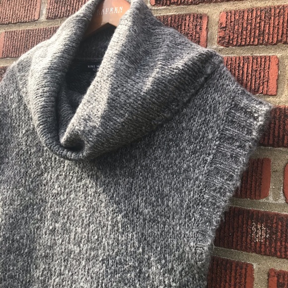 Nine West Cowl Neck Knit Sweater Dress - Picture 4 of 7